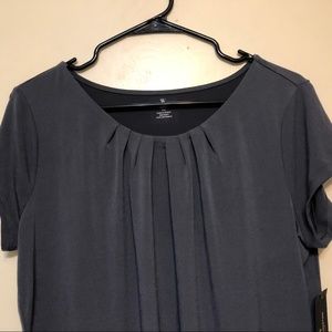 Worthington Petite blouse, grey, size PXL, new